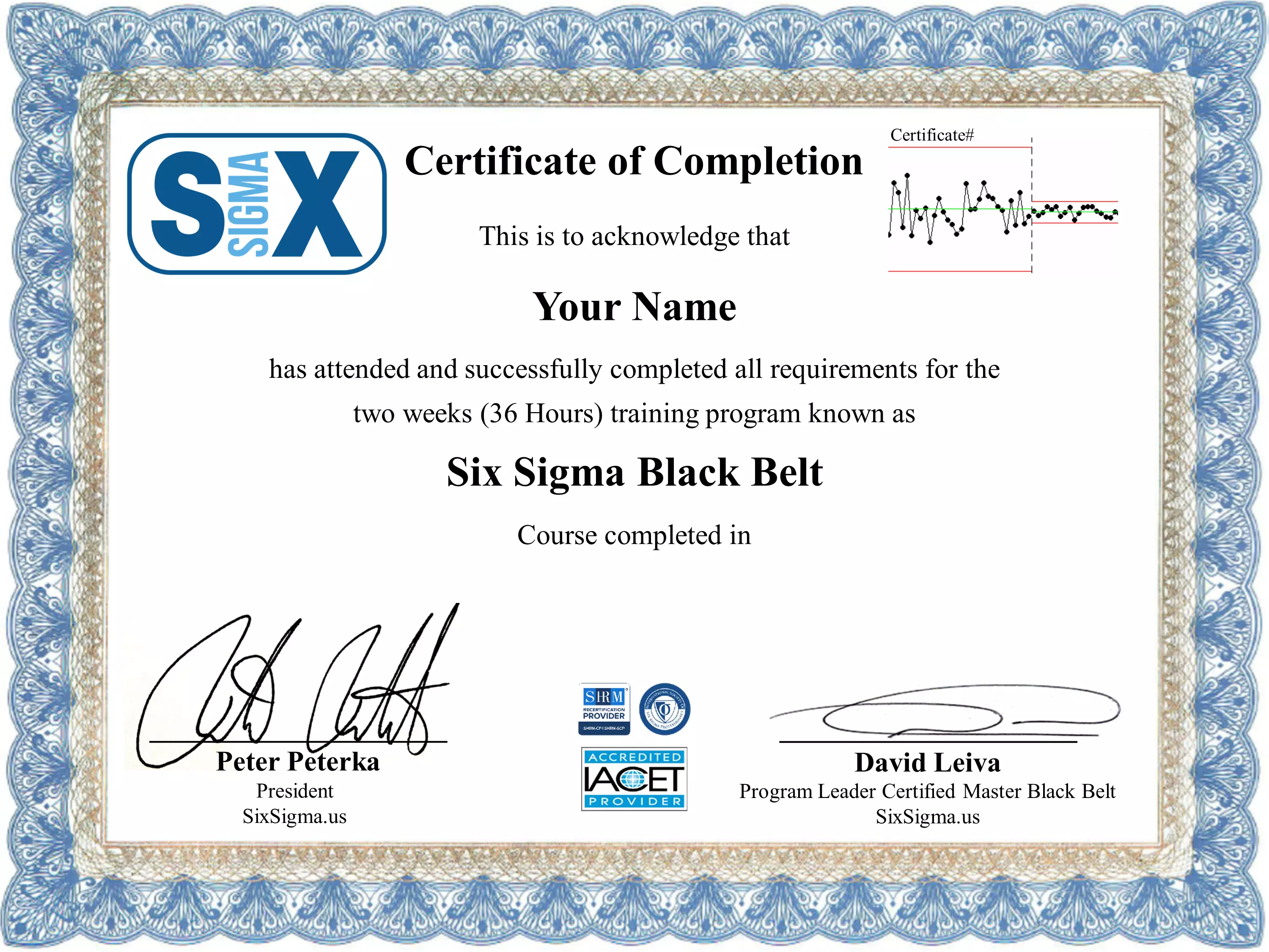 Image: Six Sigma Black Belt Certification